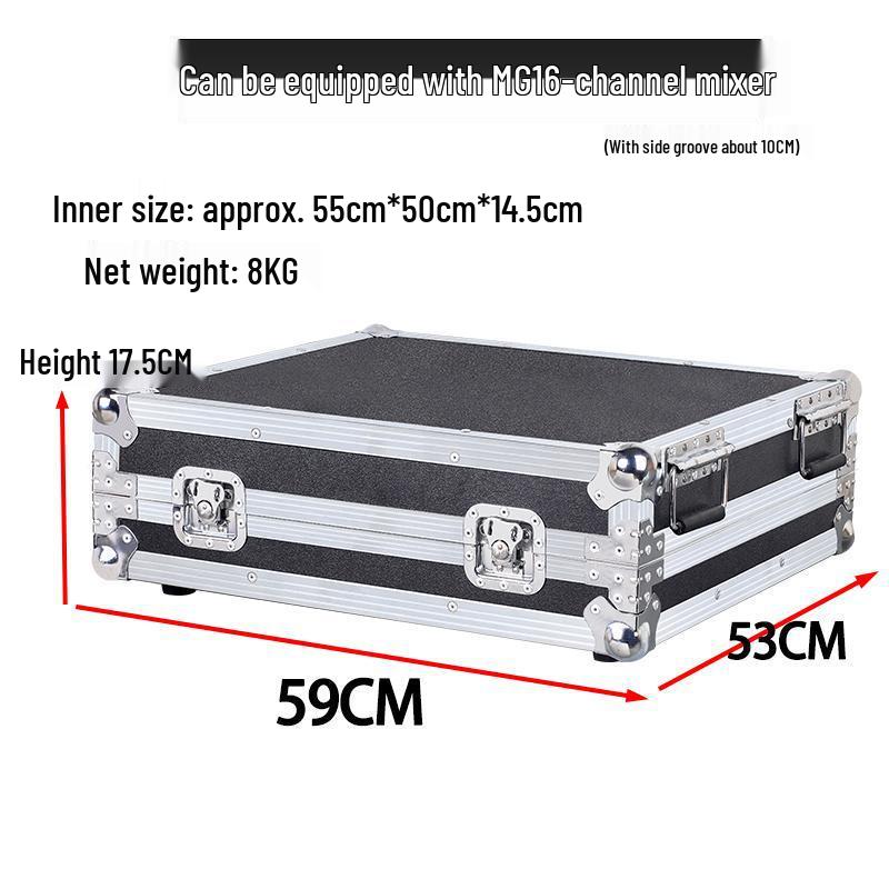 Soundcraft MG12 Mixer Flight Case for 16-Channel Audio & Lighting Console