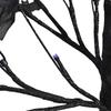 LED Purple Lighted Halloween Artificial Birch Tree Light DIY Black Branches Tabletop Lamp Spooky Home Party Festival Halloween Decor