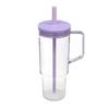 Shangqi Portable Sports Water Bottle with Straw