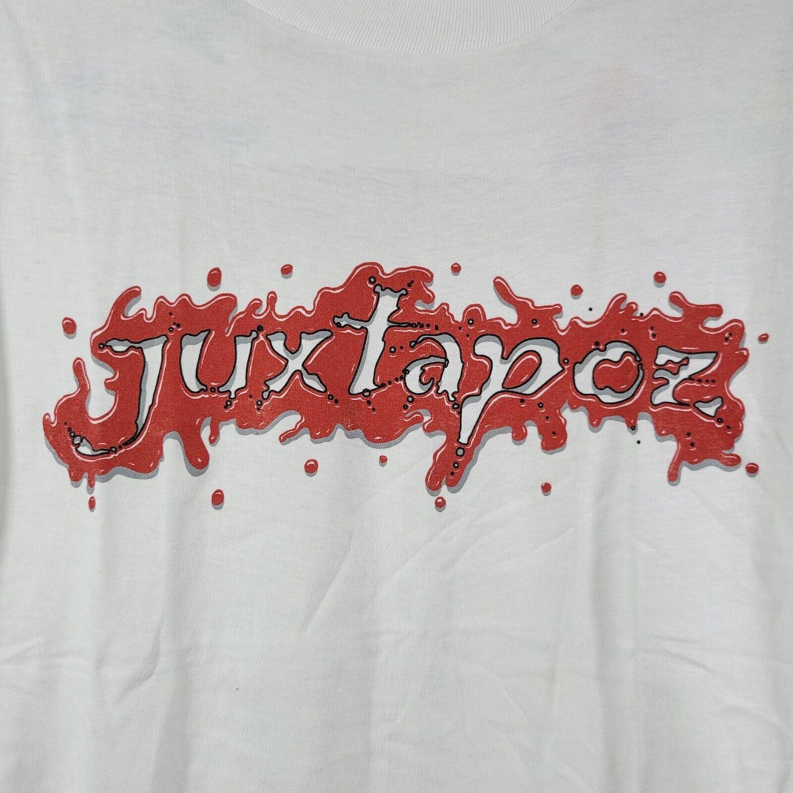 Rare Vintage Juxtapoz Art Culture Skate Magazine San Francisco Blood Splat Shirt M