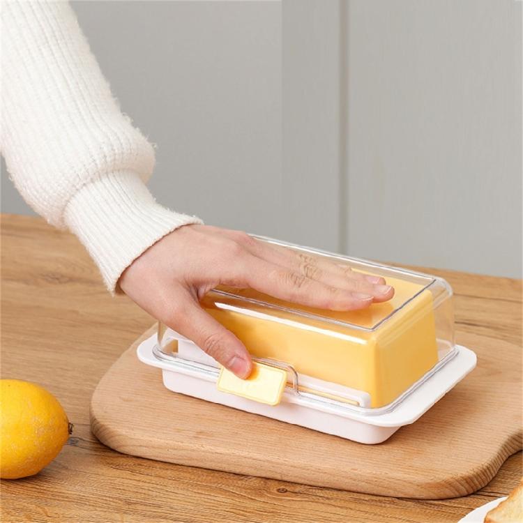 Víceúčelový držák na máslo s nakloněným designem, domácí doplněk pro snadné nabírání a seškrabávání, pro každodenní běžné použití