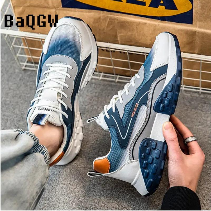 Summer Men Shoes Casual Running Shoes Male Sneakers Breathable Loafers Sport Walking Outdoor Platform Fashion Designer Luxury