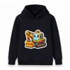Cute Cartoon Excavator Print Kids Hoodie Casual Long Sleeve Pullover Sweatshirt for Boys Girls Toddler Loose Comfy Tops