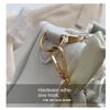 Luxury Pleated Shoulder Bag PU Leather with Pearl Cloud Underarm Bags Small Handbags Women Purse