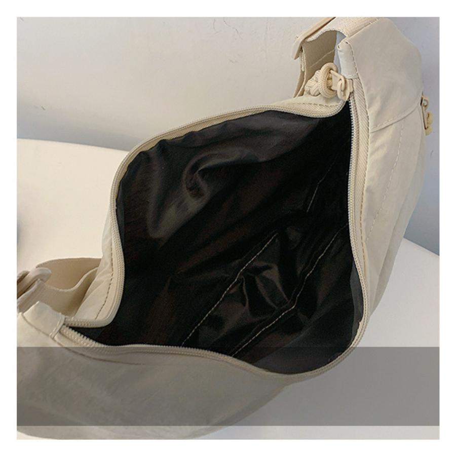 Washed Crinkled Nylon Purse Bag for Women Mini Shoulder Crossbody Handbag