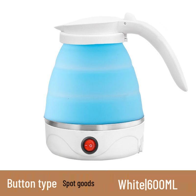 Compact Foldable Electric Kettle: Portable Mini Silicone Travel Kettle for Fast Outdoor Water Boiling US Plug