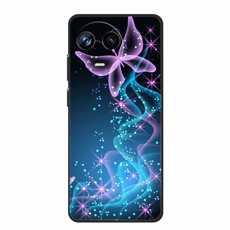 For Realme 11 11X 5G RMX3780 Case TPU Animals Soft Silicone Bumper Back Cover Phone Cases for Realme11X RMX3785 Wolf Cool Fundas