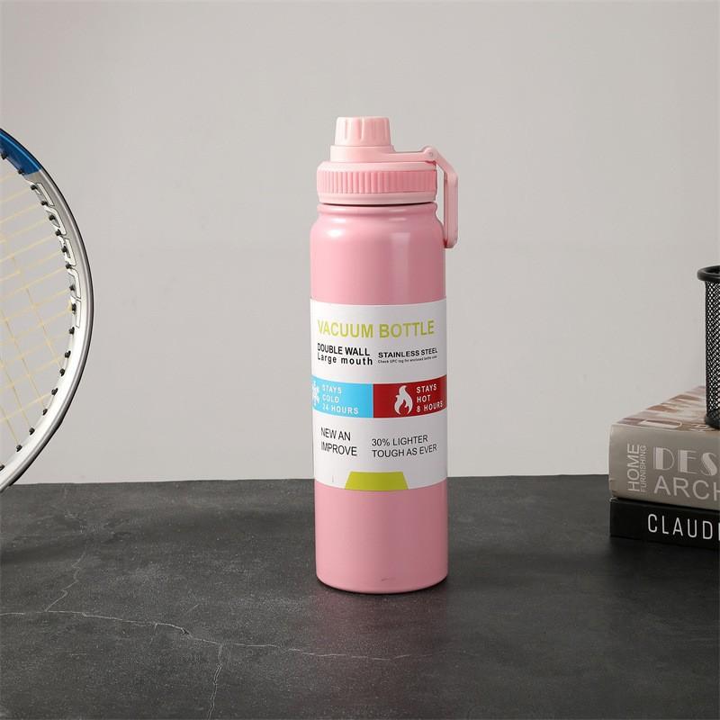 Stainless Steel Thermal Cup 600ML 800ML 1000ML Thermos Bottle Keeps Cold and Heat Thermal Mug Sports Insulated Cup Vacuum Flask