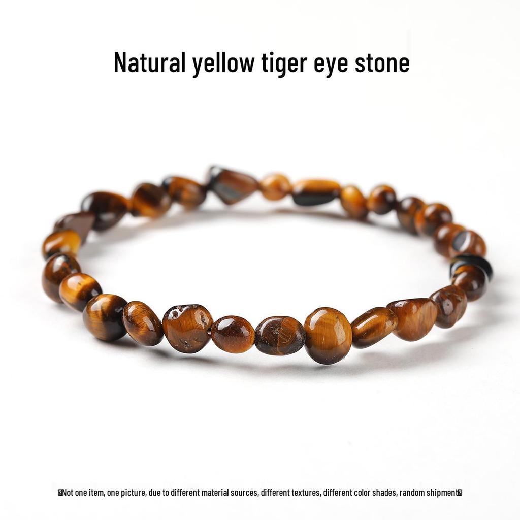 Pulsera Elástica de Chips de Ágata de Siete Colores de Jingdong