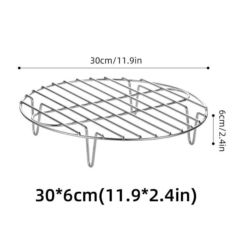Kuchenka mikrofalowa Pusta kratka Stal nierdzewna Grill Wysoka obudowa Półka do smażenia Uchwyt Frytkownica powietrzna Akcesoria kuchenne Grill
