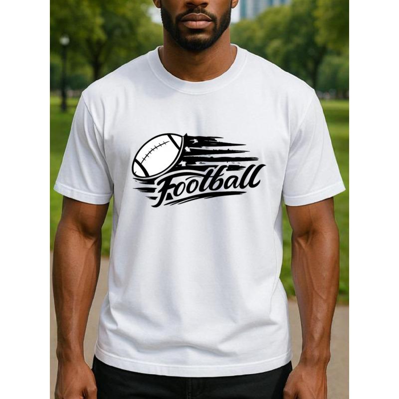 European sizes 60th Rugby Games Men'S Print Short-Sleeved Shirts | Casual, All-Season, Crew Neck, Medium Stretch Fabric