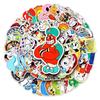 50pcs Cartoon Tea Cup Head Stickers: Waterproof, Creative Decorations for Suitcases, Scooters, Tablets, and Computers