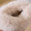 thick-soled short snow boots thickened and velvet outer cotton shoes winter couple home non-slip cotton slippers