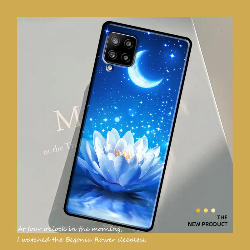 

Лотос Лето Для Samsung Galaxy A54 A34 A53 A73 A33 A23 A13 A51 A71 A12 A22 A32 A42 A52 A14 Чехол для телефона Samsung A53 5G