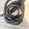4-digit Password Lock, 35 Inch Long Coil Security Reset Strong Cable Lock, Suitable for Anti-theft of Various bicycles,Scooter