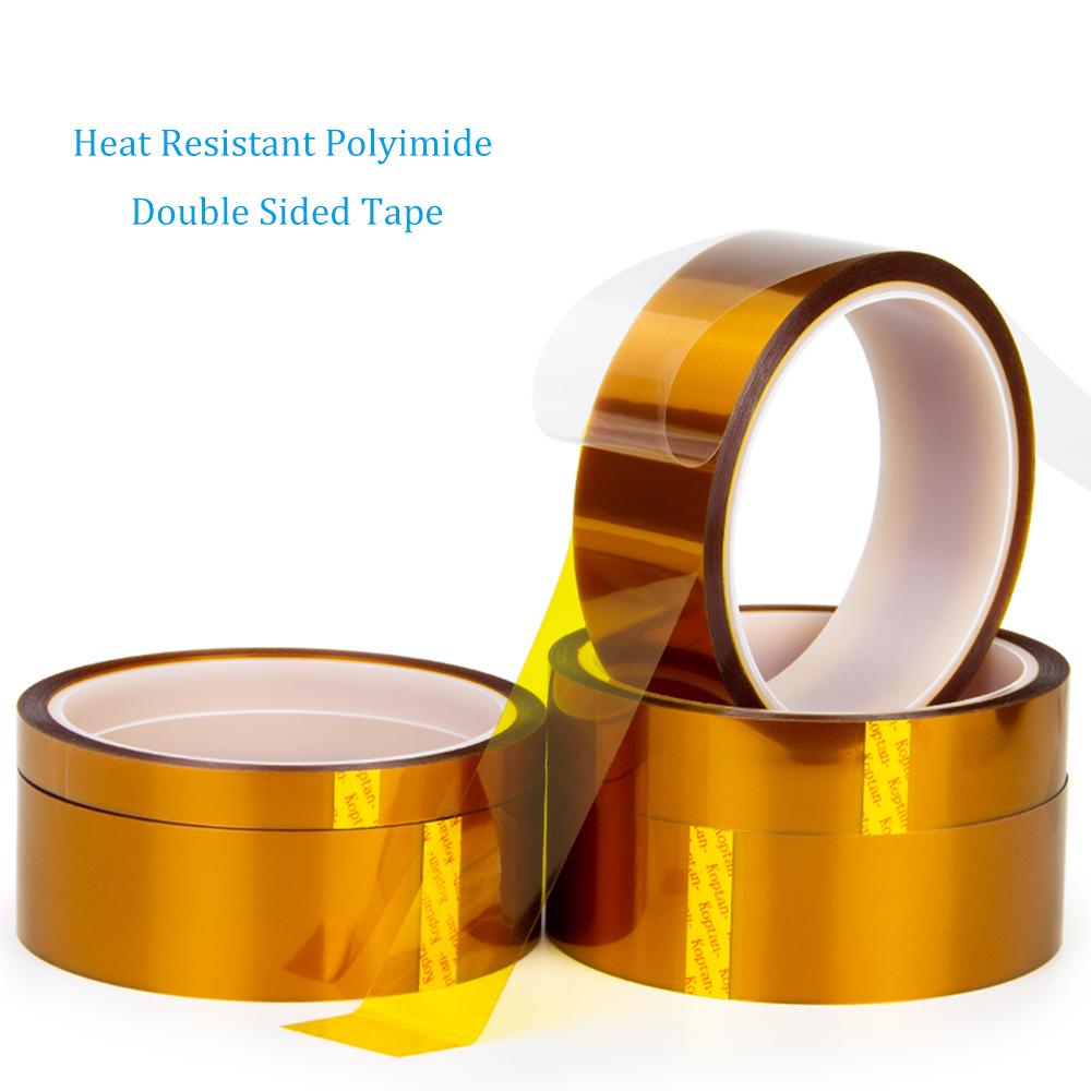 10M Hochtemperatur-Klebeband Hitzebeständiges Polyimid Doppelseitiges Kapton-Klebeband 0,1 mm DickePinstriping-Klebeband 3