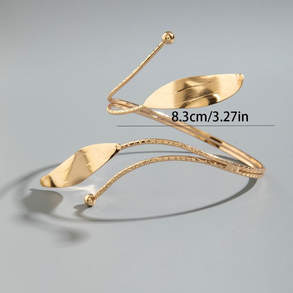 Water Drop Shape Metal Starfish Open Cuff Bangles Adjustable Armlet Jewelry Banquet