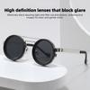 Adjustable Tint Sunglasses Round 1-9 Gears Polarized Sunglasses with ND Filter Lenses for Driving Fishing Outdoor Use