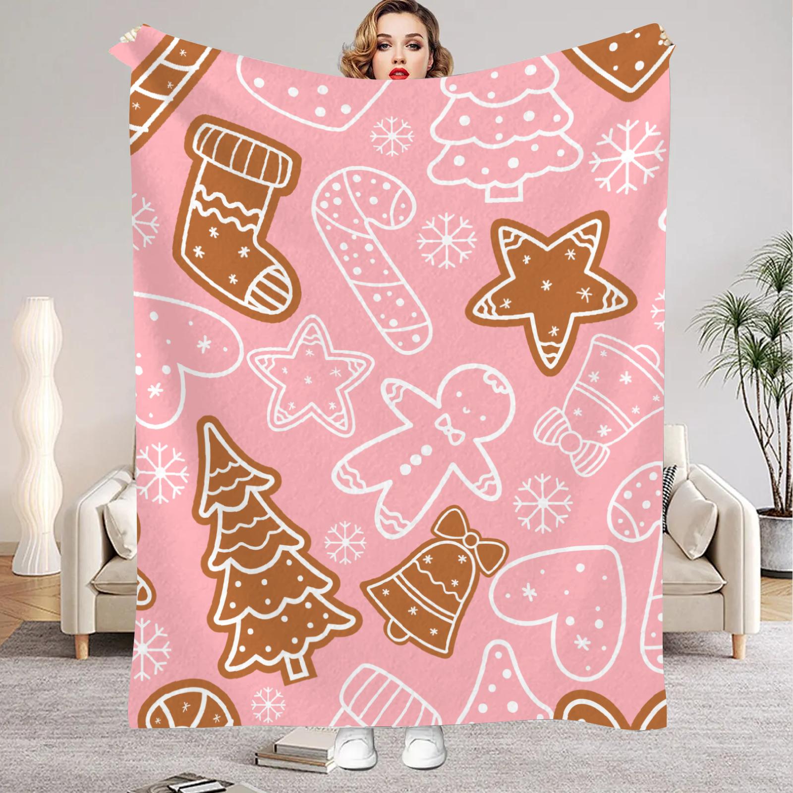 

Christmas Blanket Soft Baby Flannel Blanket For Sofa Coach Birthday Gift For Bedroom Sofa Blankets For All Seasons Home Decor 75x100cm