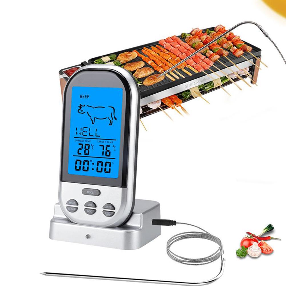 Wireless Grilling Thermometer Food Grilling Thermometer Cooking Set Grill Food Thermometer Kitchen Accessories
