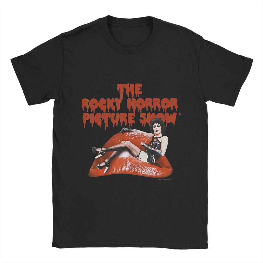 The Rocky Horror Picture Show Dr Tričko Letní bavlněná trička pro pánské Trendy Cool Tištěné tričko Krátký rukáv Retro oblečení