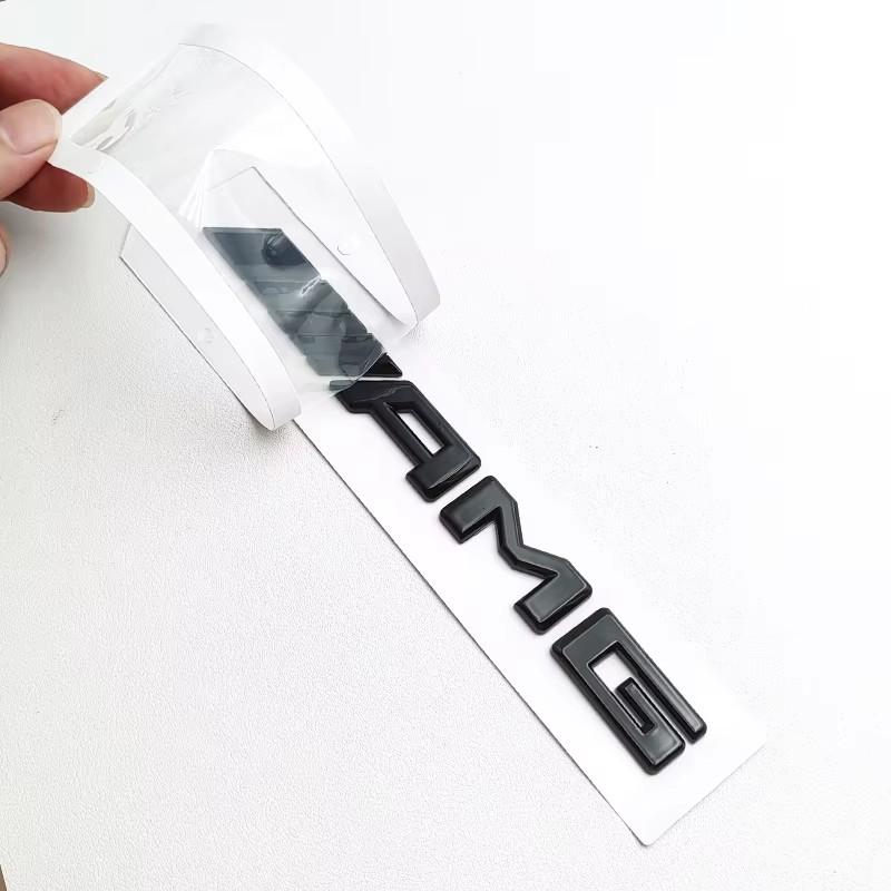 Stemma Metallico 3D AMG Adesivo Decalcomania per Bagagliaio Posteriore Auto per Mercedes Benz W204 W205 W203 W211 W212 W213 W201 W210 W124 W126 W140 YM9