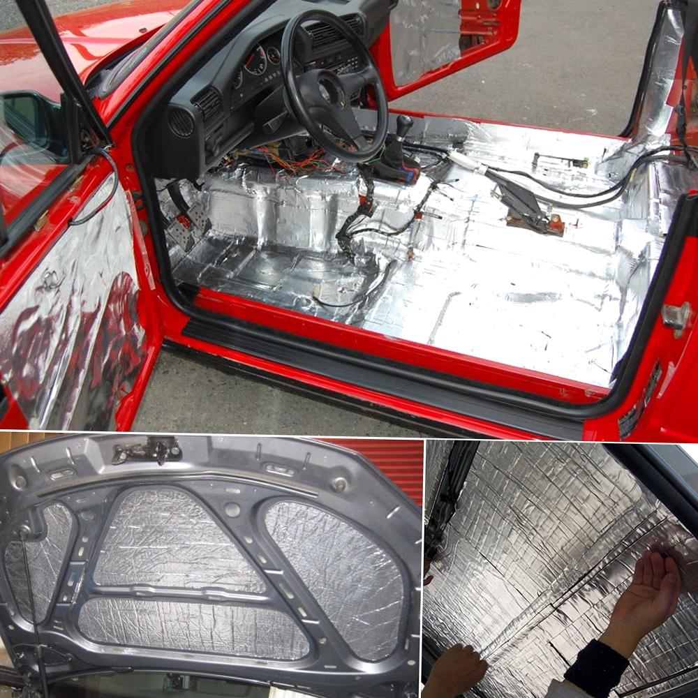 Sound Deadening Mat Car Firewall Sound Deadener Heat Shield Insulation Audio Noise Insulator Deadening Pad 7mm