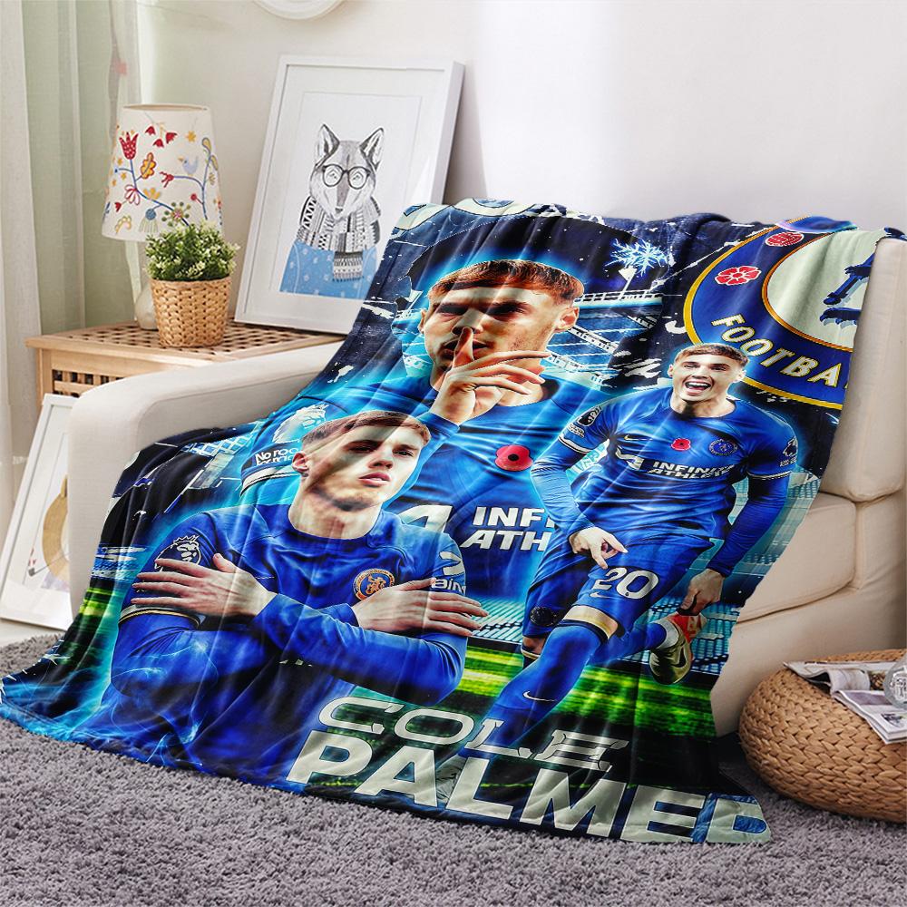 Coperta in Flanella con Stampa Chelsea, Alta qualità, Confortevole per Tutte le Stagioni, Arredamento per la Casa, Calore e Comfort