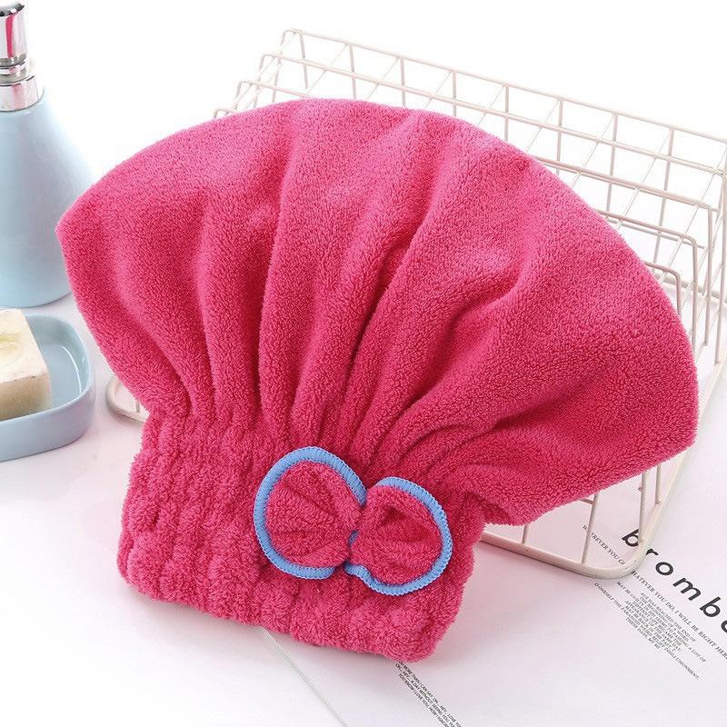1PCS Hair Drying Cap Hair Towel Wrap Fast Dry Hair Towel Super Absorbent Microfiber Coral Velvet Hair Drying Towel Quick Dry Hair