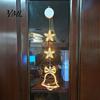 LED Window Decoration Star Moon Hanging Light, Warm String Lights, Christmas Tree Pendant Decorations Decorative Atmosphere Lamp for Home Holiday