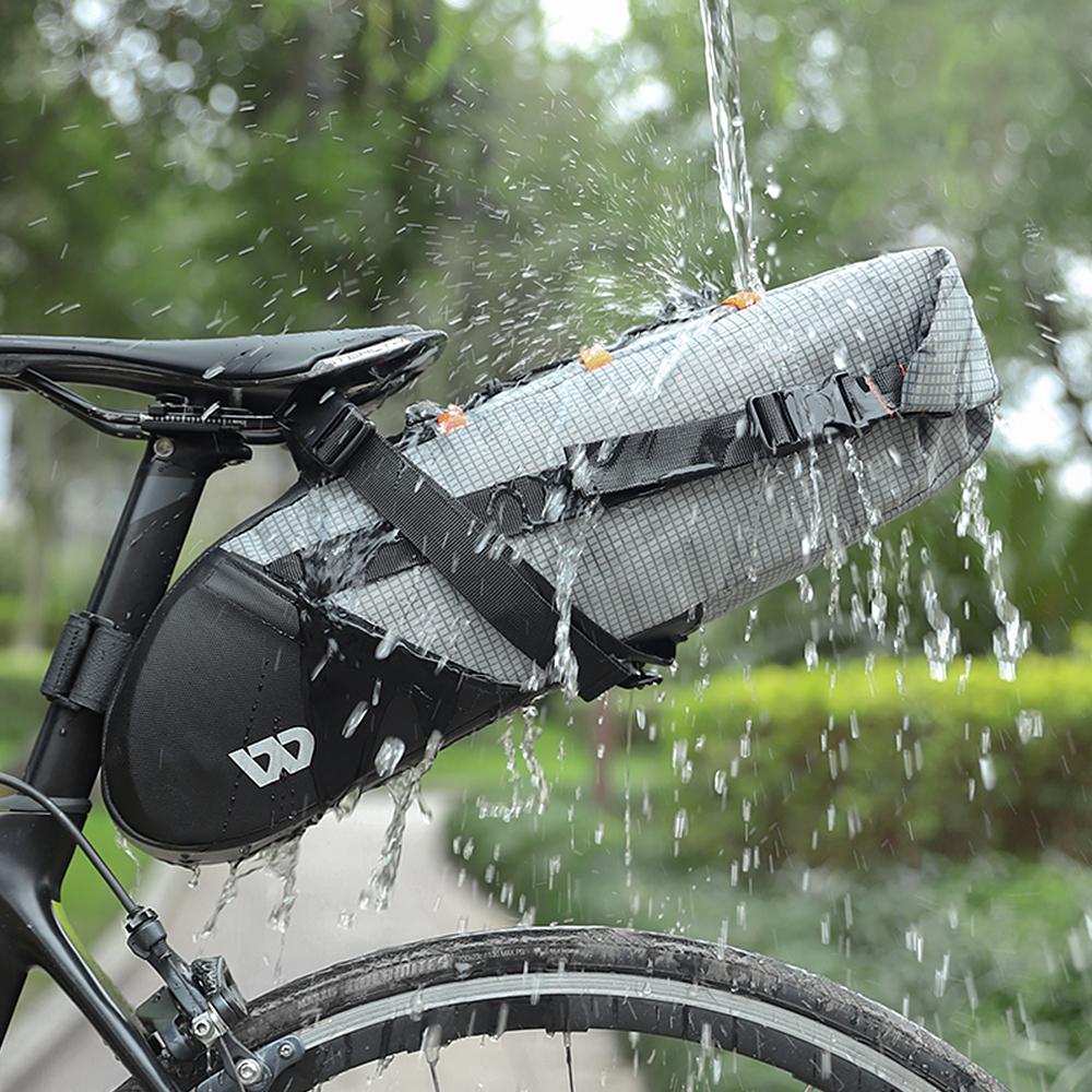 Waterproof Bike Saddle Bag 10L Bicycle Seat Bag Road Mountain Bike Tail Bag Bicycle Bag Pannier