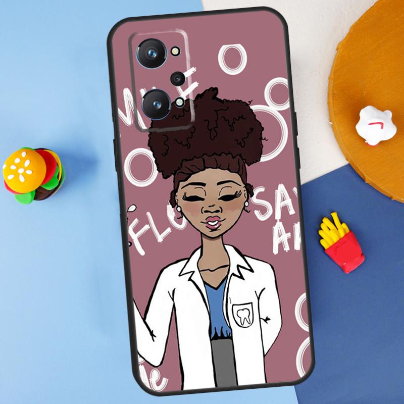 Cute Tooth Dentist For Realme 11 10 12 13 14 Pro Plus GT 5 6 6T GT7 Pro C61 C53 C51 C21Y C25S C55 C67 C75 Case