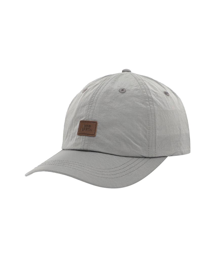 BBC EARTH Leather Logo Ball Cap Grey