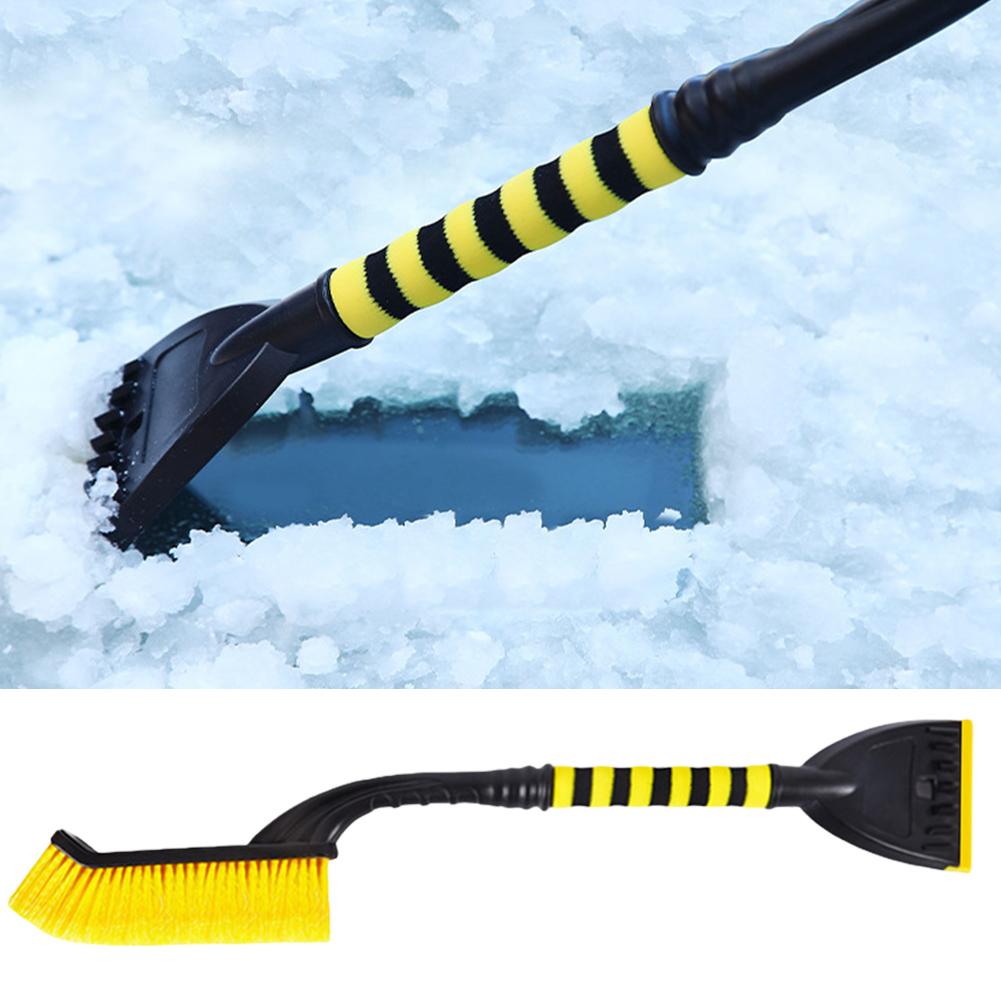Car Snow Brush and Ice Scraper Auto Windshield Snow Cleaning Tool Detachable Design Snow Shovel Long Foam Grip for Cars