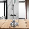 Diverter Valve 3 Way Brass Diverter Valve G1/2in T Adapter Converter For Shower Head Mounted Bath Tap Switch Outlet T Adapter