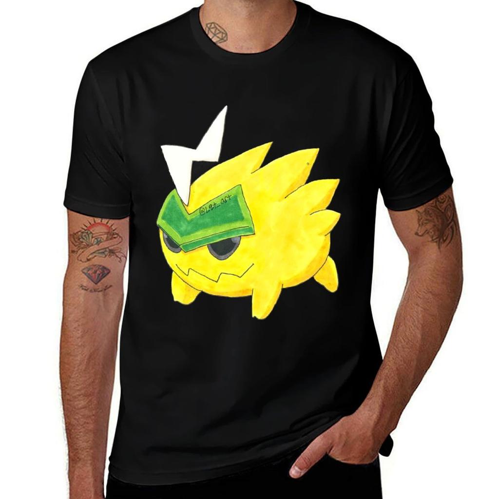 Bibimon Sketch TShirt Classic Print Short Sleeve Shirt