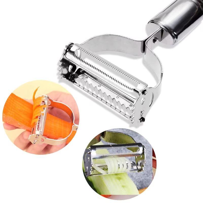 1pc High Quality Stainless Steel Potato Cucumber Carrot Grater Julienne Peeler Vegetables Fruit Peeler Vegetable Slicer