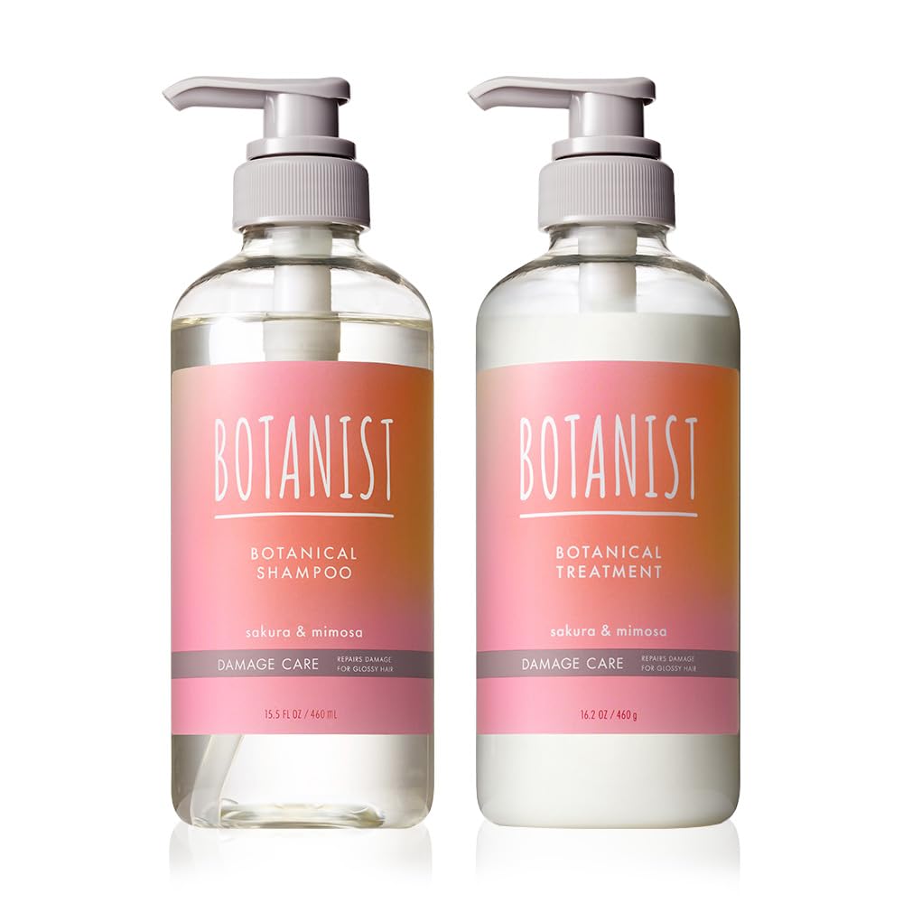 

2024 BOTANIST Botanical Spring Shampoo Treatment Bottle Set Sakura and Mimosa Scent [Spring Limited] [Damage Care]