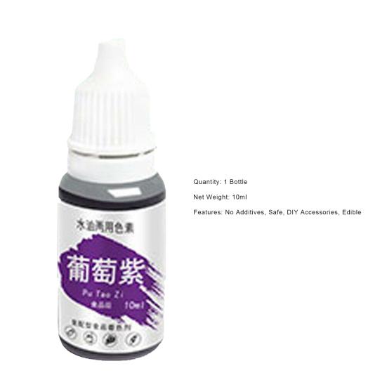 Maistiniai dažai Saugūs „Pasidaryk pats“ 10 ml Fondantas Makaronai Valgomi pigmentai Torto pasta Dekoravimas namams