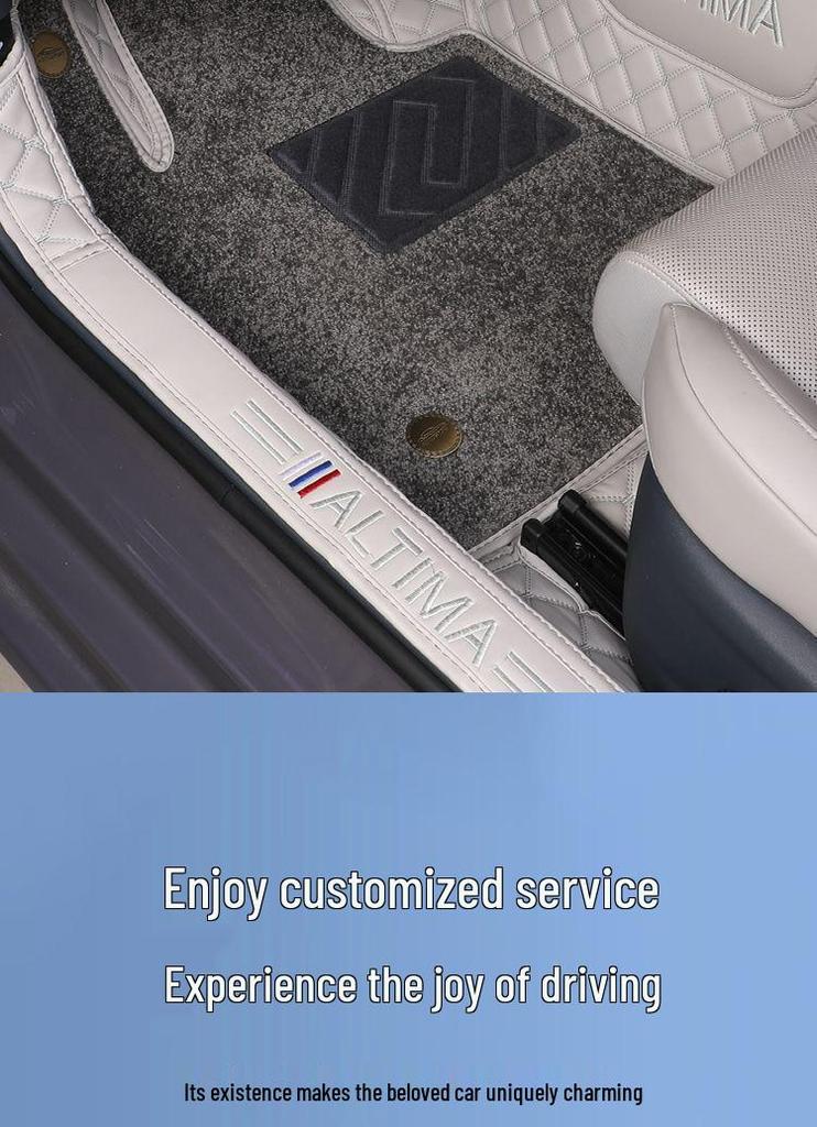 25-Piece Wear-Resistant Altima Floor Mats Kit for 2026 Nissan Altima - Decorative and Protective Car Accessories
