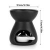 With Tealight Spoon Wax Melt Warmer 90ml Capacity Candle Wax Melter Ceramic Candle Burner  Incense
