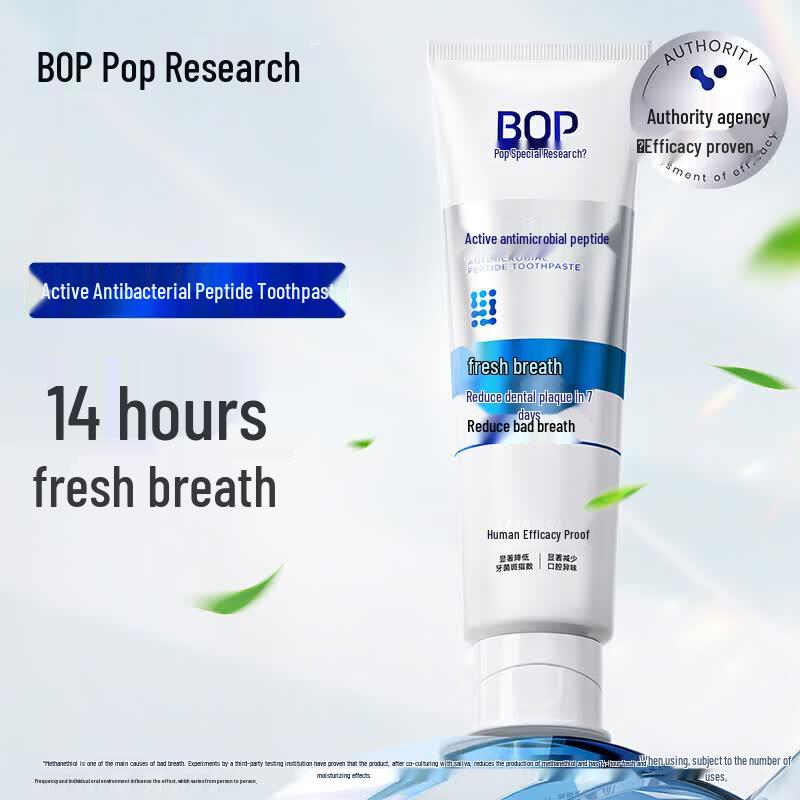 bop Fresh Breath & Plaque Control Toothpaste (Twin Pack)