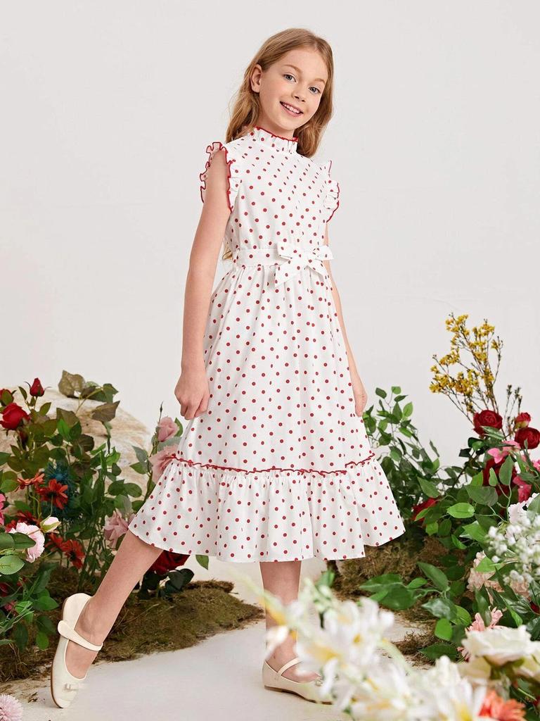 European and American Girls' Sleeveless High Neck Dress (2021)