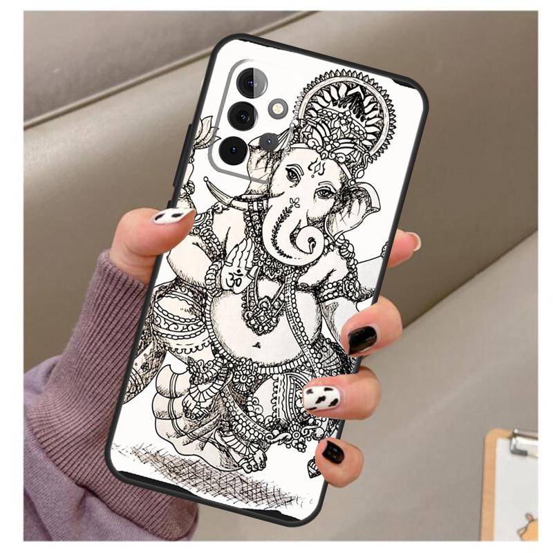 Ganesha Case For Samsung Galaxy A34 A54 A14 A06 A16 A26 A36 A56 A12 A32 A52 A13 A33 A53 A15 A35 A55