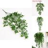 Hedera Nepalensis Artificial Plant Wall Hanging With Plastic Leaves For Home Decor