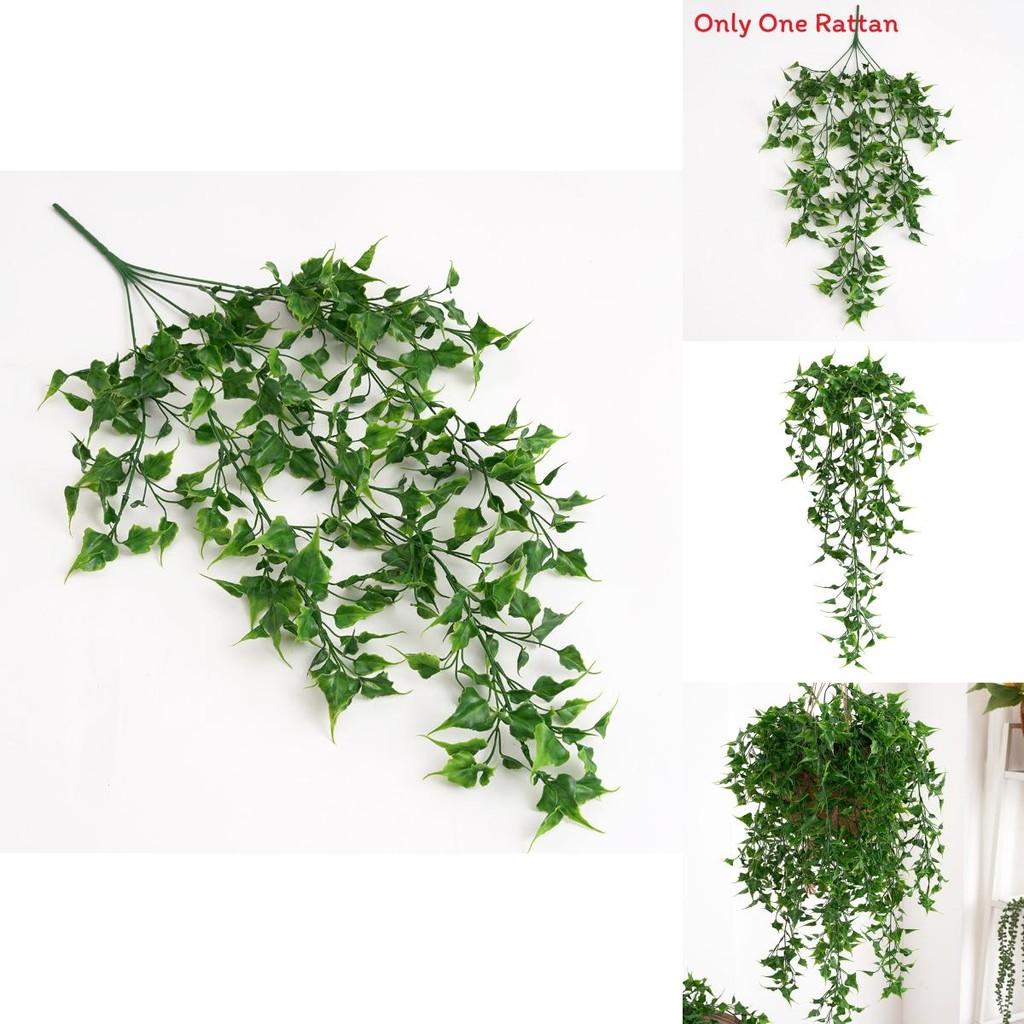 Hedera Nepalensis Artificial Plant Wall Hanging With Plastic Leaves For Home Decor