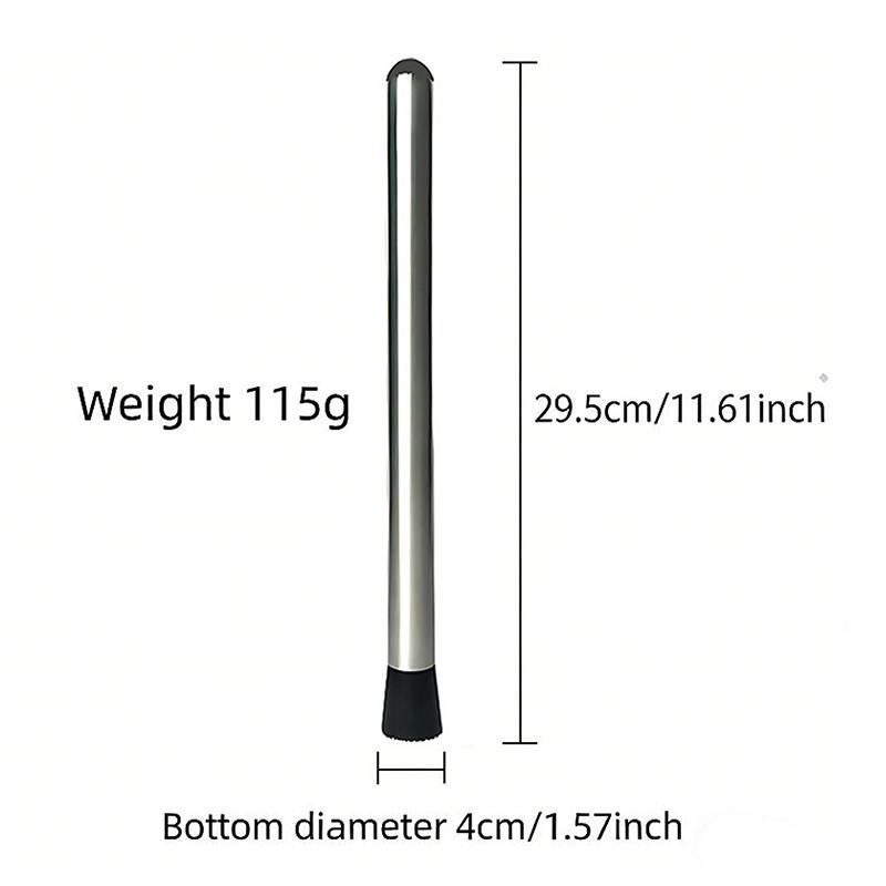 Cocktail Muddler Ice Hammer Fruit Crusher Mixer Tool for Home Barware Mojito Preparation Bartender Use 30CM