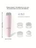 Mini Electric Eye Massager Vibrating Beauty Device, 4-In-1 Portable Facial Muscle Massager - Great Gift For Women, Ideal For Tra
