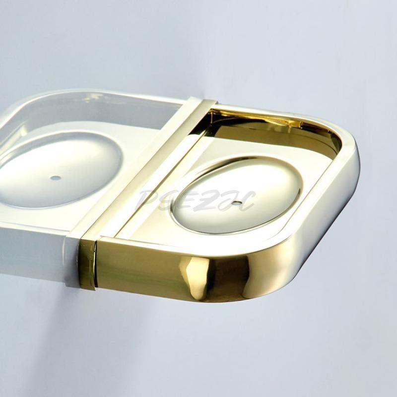 Simple Soap Holder Brass Plated with Gold Soap Holder Bathroom Soap Box Bathroom Pendant