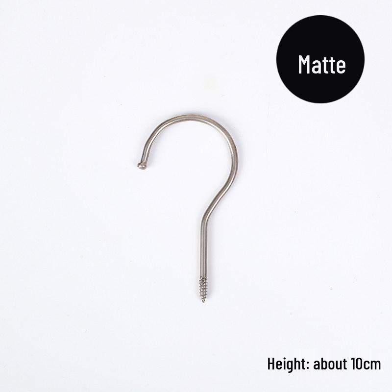 

Black Electroplated Clothing Display Hanger Hooks for Flat and Round Clothes Standard configuration